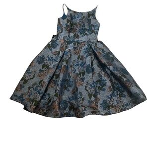 Floral Women’s Dress in Blue